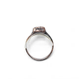 Raw Moonstone Nugget Copper Ring Size 12