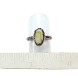 Scottish Highland Tumbled Marble Ring Size 6
