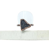 Amethyst Geode Cluster Ring Size 9 1/2