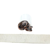 Copper Skull Profile Ring Size 6