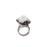 Moroccan Geode Cluster Ring Size 7