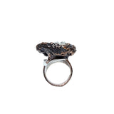 Moroccan Geode Cluster Ring Size 8