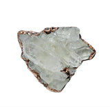 Clear quartz crystal ring