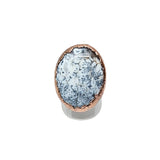 Dendritic Opal Copper Ring Size 6 1/2