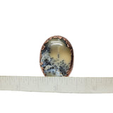 Dendritic Opal Copper Ring Size 11