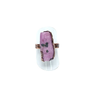 Rough Natural Ruby Ring Size 7 1/2