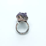 Amethyst Cluster Statement Ring Size 7