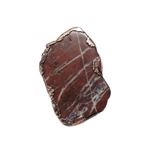 Scottish Red Jasper Ring Size 11