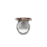 Marcasite Copper Ring Size 8