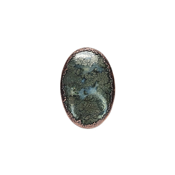 Marcasite Copper Ring Size 8