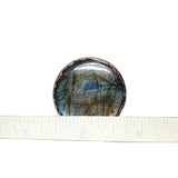 Round Labradorite Ring Size 13